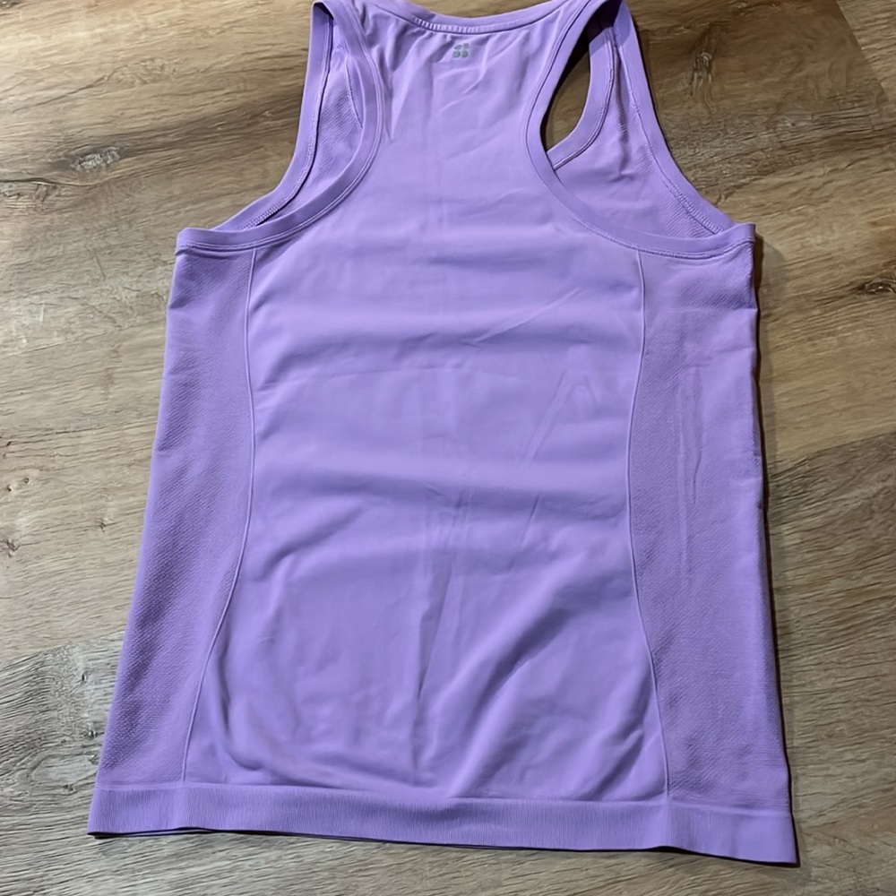 Sweaty Betty Womens Athlete Seamless Tank Top Aeon Purple Medium - Picture 5 of 5